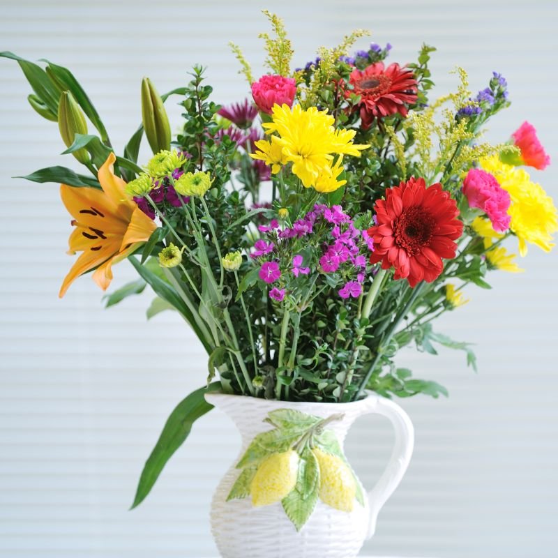 how to arrange flowers