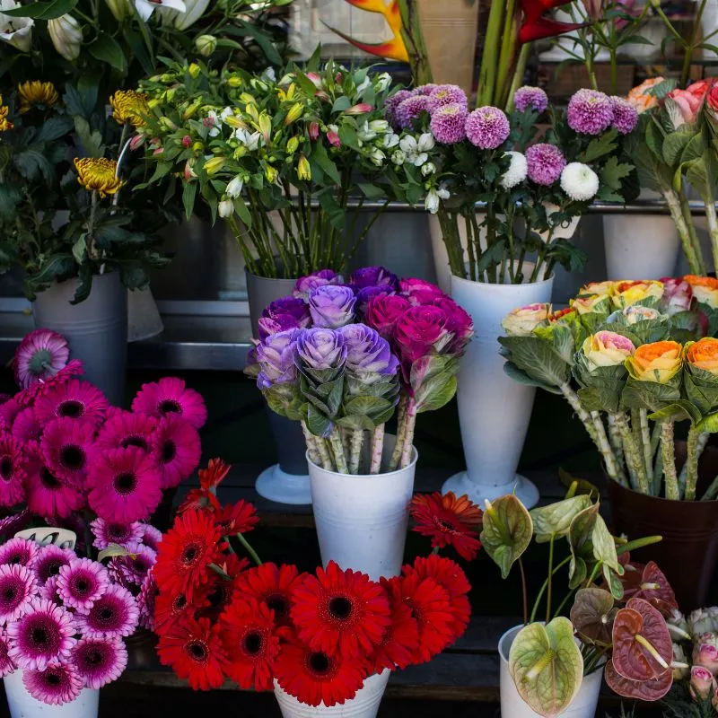 grocery store flowers