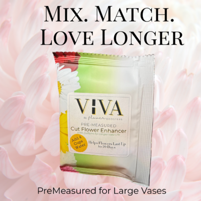 Cut Flower Food V:VA By Flower Boosters -- Pre-Measured Quart