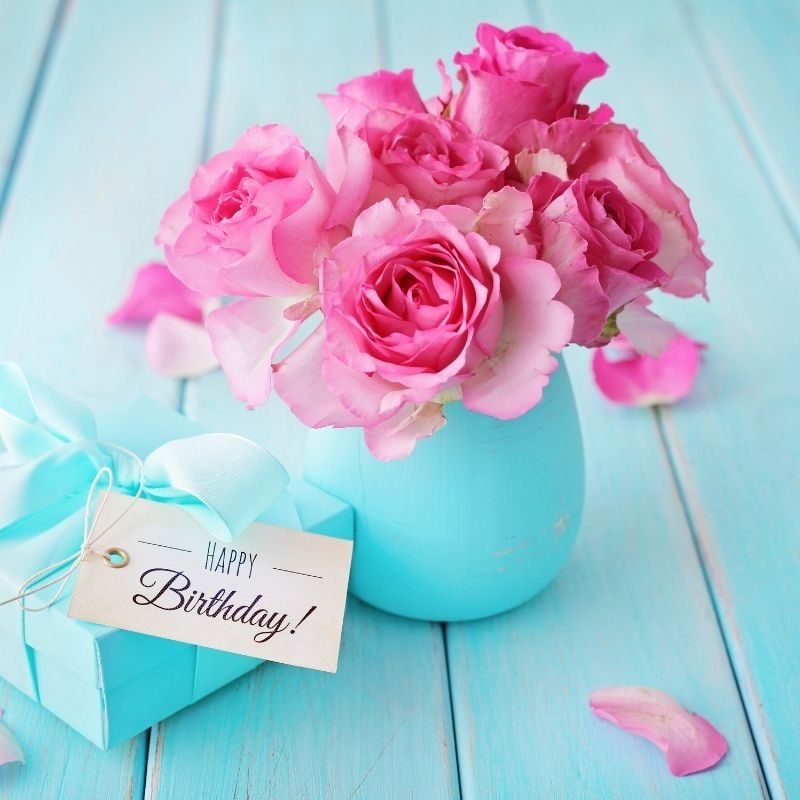 4 birthday flowers